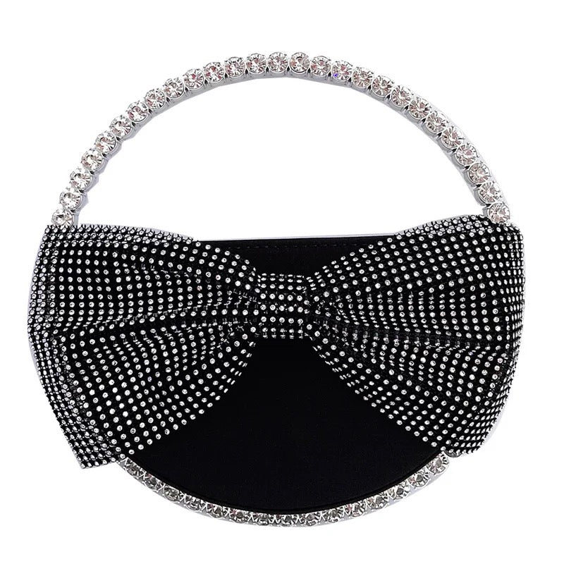 Rhinestone Bow Bag