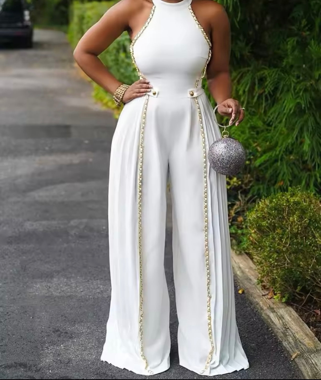 Chain Down Jumpsuit