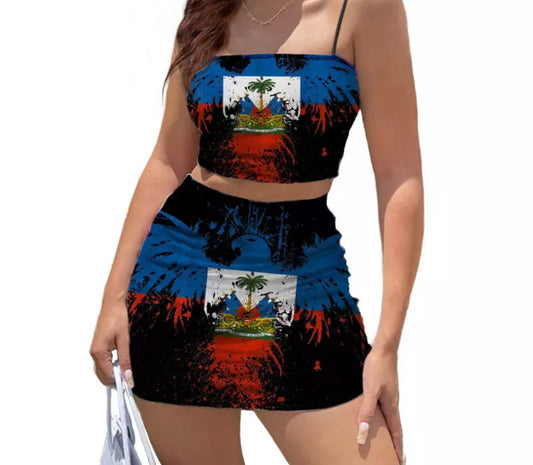 Haitian 2 Piece Skirt Set