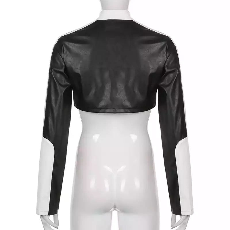 Crop Biker Jacket