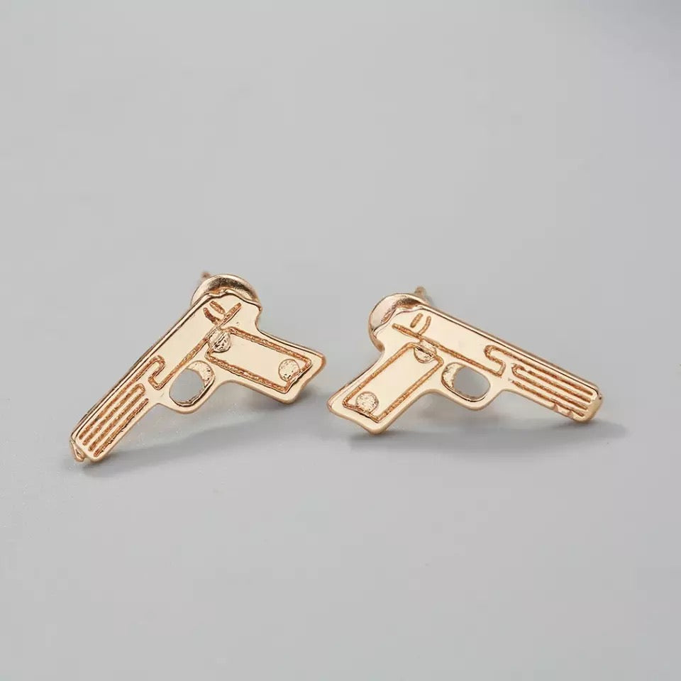 Gun Earrings