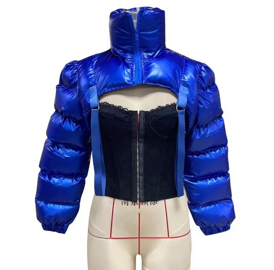 Cut-Out Bubble Jacket