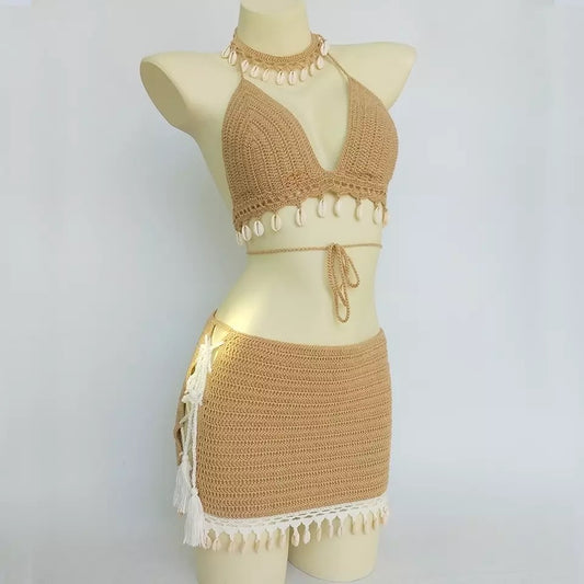 3 Piece Shell Bikini