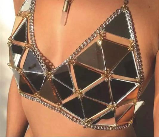 Metallic Diamond Top