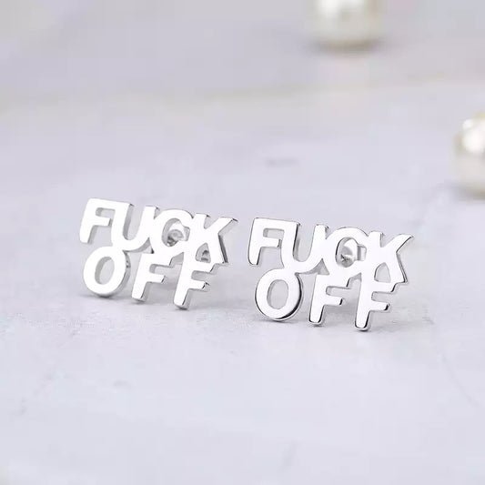 Fu$k Off Earrings